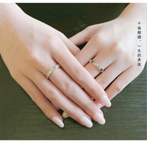 Bagues en argent sterling 925, mode, simplicité, bagues pour hommes et femmes, mariage, bagues ajustables en argent sterling 925 - Product Image 6