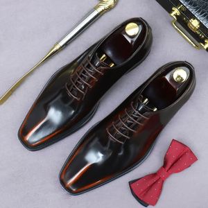 Zapatos Formales de Negocios para Hombre de Charol, Forrados en Piel de Vacuno, de Cuero Genuino, Estilo Británico - Product Image 6