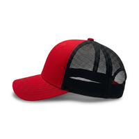 Casquette de baseball color block respirante à visière incurvée avec dos en maille, unisexe, séchage rapide pour activités de plein air – Grande vente estivale