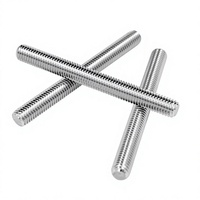 M8 M10 M12 SS 304 316 Stainless Steel ASTM B8 B8M Full Thread Bolt Studs Threaded Rod
