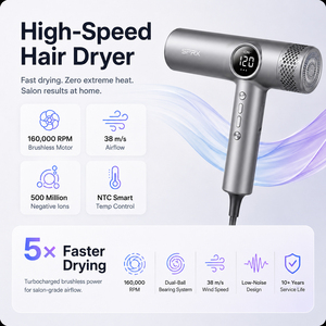 <span class=keywords><strong>Secador</strong></span> de Manos Iónico Negativo para Viajes con <span class=keywords><strong>Difusor</strong></span>, <span class=keywords><strong>Secador</strong></span> Eléctrico para Hotel, Cepillo Estilizador de Aire Caliente - Product Image 2