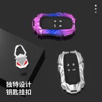 Coque légère de couverture de cas de clé à distance de voiture de silicone d'alliage de Zinc de promotion de vente pour la couverture de clé de Renault Koleos