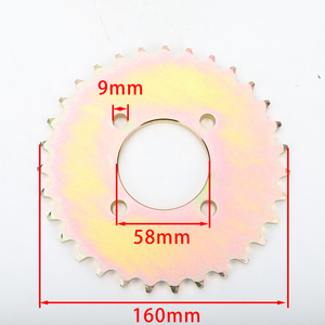 530 cadenas 31T piñón rueda trasera piñón para <span class=keywords><strong>Kazuma</strong></span> 110cc Falcon 150cc 250cc Dingo Powersports Quad Bike ATV piñón - Product Image 2