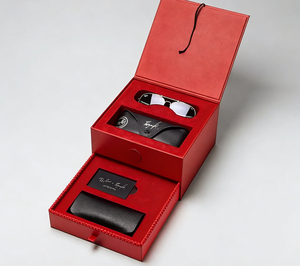 Caja de Embalaje para Gafas de Sol, Ecológica, de Materiales Reciclados, con Logotipo Personalizado, de Papel Rígido de Lujo, Reutilizable, Portátil y Protectora - Product Image 5