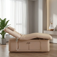 Cama de Hidroterapia de Alta Gama para SPA con Ajuste Eléctrico Multisecional y Cojín Confortable para Salón de Belleza y Spa