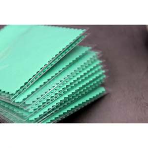 Printable logo <b>Silver</b> Polishing <b>Cloth</b> Free Shipping Factory Wholesale 8*8 Wipe Golden <b>Cloth</b> <b>Silver</b> Polishing <b>Cloth</b> - Product Image 2