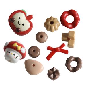 ลูกปัดอะคริลิคหลากสีลูกปัดหลวมรูปดาวแห่งรักทรงกลมอุปกรณ์เสริมโซ่โทรศัพท์มือถือจากประเทศจีน - Product Image 5