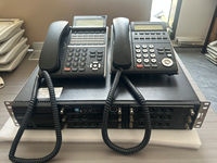 Téléphone numérique NEC série DT300 DTL-24D-1P avec 24 touches programmables et écran LCD pour système PBX UNIVERGE SV8100 SV9100