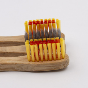 Cepillo de dientes de bambú con cerdas de nailon suaves para niños, cepillo de dientes manual natural y ecológico TBB959 - Product Image 5