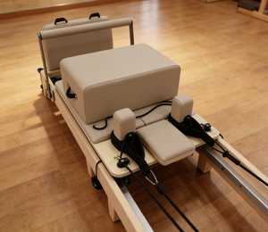 Réformateur de <span class=keywords><strong>yoga</strong></span> et de Pilates durable et portable, pliable, gain de place, fabriqué en bois d'érable - Product Image 2