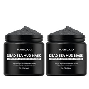 Greenlem Vente en Gros/Marque Privée – Argile Faciale Noire Naturelle et Biologique pour le Contrôle du Sébum et Nettoyage en Profondeur – Boue de la Mer Morte pour le Visage - Product Image 1