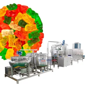 Automatic Candy Manufacture Jelly Bean Mini Part Depositor Vitamin Make Bear Gummy Machine