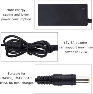 Adaptateur secteur de bureau 12V 5A 60W, convertisseur AC/DC, certification CUL/CE, protection OVP/OCP, 100% matériau PC, prise - Product Image 3