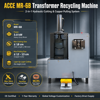 Machine de démontage et de recyclage de transformateurs MR-6B, machine hydraulique de tirage de bobines de fil de cuivre et de découpe de noyaux en acier au silicium