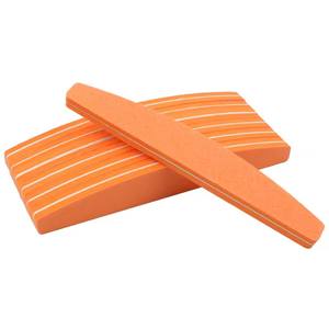 ตะไบเล็บฟองน้ำ 100/180 กริต ลายพระจันทร์ บล็อกบัฟเฟอร์ ตะไบสองด้านสำหรับนิ้วมือ อุปกรณ์โฟมหลากสี - Product Image 4