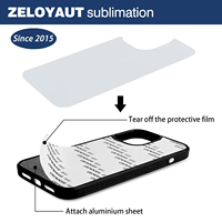 Coques de téléphone à sublimation directe d'usine pour coque iPhone conception personnalisée pour tous les types de coques de téléphone portable en gros flans TPU + PC