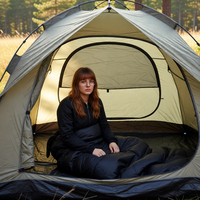 Couverture de camping à capuche super douce en polaire, isolation en nylon, imperméable, poncho 3-en-1 pour le printemps/l'automne, ultraléger et portable