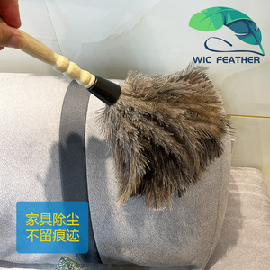 Fournitures de nettoyage lavables à prix d'usine, <span class=keywords><strong>Mini</strong></span> <span class=keywords><strong>plumeau</strong></span> en plumes d'autruche de 14 pouces pour clavier de voiture et de bureau, vente en gros - Product Image 3