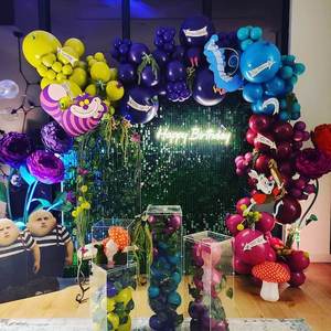 Acrylic Flower Square Stand Wedding Transparent Acrylic Decorative Plinths <b>Clear</b> Cake Display Stand for Party - Product Image 5