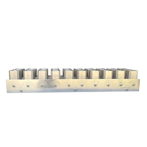 Bonheur 2 pouces 30 coups (10*3) supports de <span class=keywords><strong>mortier</strong></span> de feux d'artifice bougies romaines présentoir de feu d'artifice en aluminium - Product Image 3