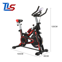 Vélo d'intérieur silencieux en acier pour brûler les graisses, vélo de spinning à résistance auto-générée, vélo de fitness pour la maison, réglable pour le sport
