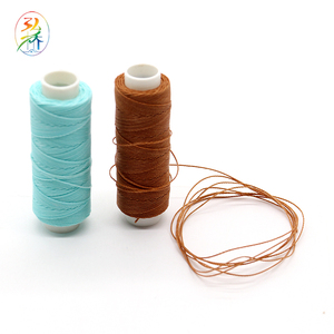 Nhà Máy Cung Cấp 80 Màu Sắc 0.65Mm 20M Polyester Vòng Sáp Bện Chủ Đề Dây Sáp Chuỗi Chủ Đề Cho Da Thủ Công - Product Image 2