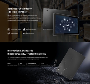 FYJ-F9840 手持式 <span class=keywords><strong>PDA</strong></span> 终端 - 10.1 英寸触摸屏 NFC 读取器 8+128G WiFi 便携式 9500mAh 数据采集器 - Product Image 3