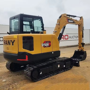 Excavatrice sur chenilles SY55U neuve en parfait état, 5 tonnes, avec moteur et pompe de boîte de vitesses haute performance pour l'agriculture domestique - Product Image 1