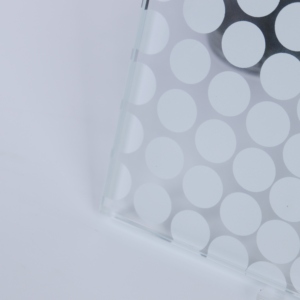 Vidrio Decorativo con Patrón Esmerilado en Degradado Triangular para Vestíbulos de Hoteles e Interiores Comerciales Modernos - Product Image 3