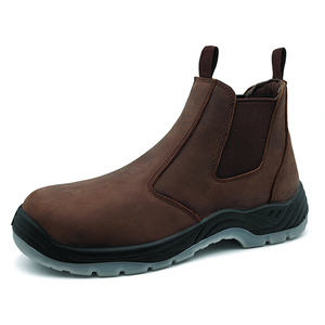 なし出品 Footwear Steel Toe Cap Boots No Laces Male Safety Steel Toe Cap