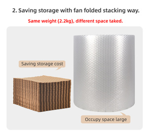 Custom Size Color Eco-Friendly Paper <b>Bubble</b> Shockproof Protective Packaging Roll for Electronics Pharmaceuticals Cosmetics - Product Image 6