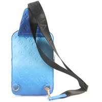 Sac de poitrine bandoulière en cuir PU dégradé, style décontracté urbain, sac à dos croisé pour hommes et femmes, sac banane de voyage et de sport en plein air