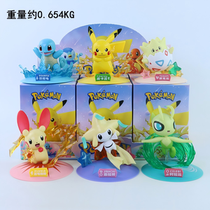 Collezione di Action Figure per Bambini, Giocattoli <span class=keywords><strong>Cartoon</strong></span> Carini Poke Mon Pikachu Gengar Eevee, Scatole Misteriose in PVC per UFO Catcher - Product Image 2