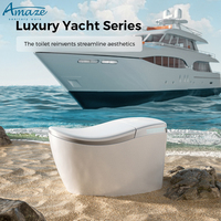 Luxe automatique capteur chasse d'eau Bidet siège de toilette salle de bain une pièce électrique toilette commode intelligente cuvette de toilette intelligente