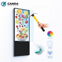 Ventes Flash : Totem Publicitaire Numérique Vertical LCD 55 Pouces Anti-Reflet Pleine Couleur, Affichage Intelligent sur Pied
