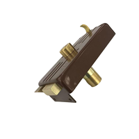 140mm laiton jante serrure douille noyau capuchon loquet tirer crochet carré loquet poli Durable antivol clé actionnée