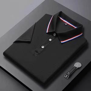 เสื้อโปโลชายแขนสั้นขายดี รุ่นใหม่สำหรับฤดูร้อน ปกเสื้อพิมพ์ลายโลโก้ เสื้อยืดโฆษณาแบบสั่งทำได้ - Product Image 2