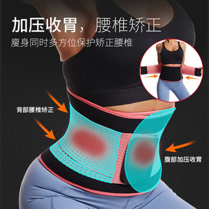 TikTok dropshipping adult fitness sports waist <b>belt</b>, warm, colorful, adjustable, weightlifting, and waist support <b>belt</b>. - Product Image 2