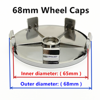 55mm 56mm 60mm 65mm 70mm 75mm 76mm pour VW Golf Passat Jetta Beetle CC Bora Polo Touareg Tiguan Magotan, enjoliveurs de roue de voiture