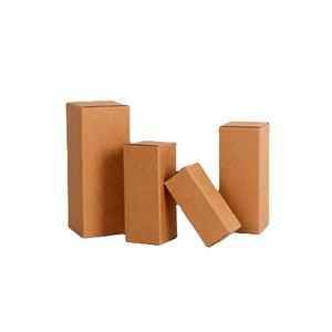 Caixa de Papel Kraft Personalizada Preta e Branca para Embalagem de Cosméticos de Cuidados com a Pele, Caixa para Batons e Esmaltes - Product Image 5