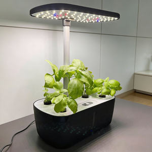 ชุดปลูกพืชไฮโดรโปนิกส์แบบหมุนเวียนน้ำ พร้อมไฟ LED สำหรับปลูกพืชในร่ม ปลูกสมุนไพรและเพาะเมล็ดผัก - Product Image 3