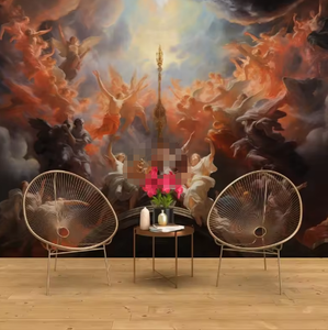 Papel pintado autoadhesivo <span class=keywords><strong>de</strong></span> estilo europeo The Heavenly Kingdom Odes to the Renaissance Murals - Product Image 5