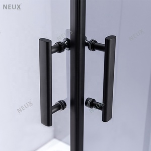 <span class=keywords><strong>Cabine</strong></span> de <span class=keywords><strong>douche</strong></span> en verre à porte coulissante noire au <span class=keywords><strong>prix</strong></span> d'usine - Product Image 4