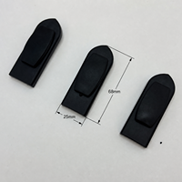 Tope de puerta negro duradero, bloque anticolisión para herrajes de ventanas correderas