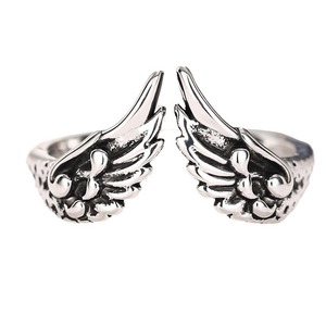 Anello Vintage a Forma di Piuma per Donne, Gioiello Minimalista Regolabile, Stile Vintage con Finitura Anticata - Product Image 5