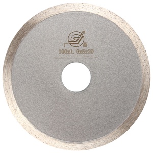 2025 nuovo Design circolare continuo diamantato lame taglio bagnato <span class=keywords><strong>disco</strong></span> da taglio per vetro - Product Image 1