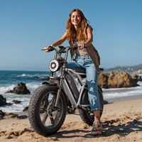 Bête monstre gros pneu E-Bike conquérir n'importe quel paysage montagne neige sable élégant urbain gros pneu électrique Cruiser vélo