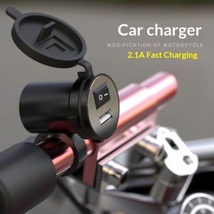 Cargador Rápido USB 12V 2A para Motocicleta, Soporte para Manillar Universal para Teléfono Móvil MOLANGDAO, Cargador Universal para Auto - Product Image 2