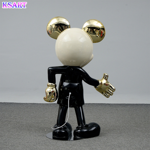Sculpture en résine pop art moderne poupée de dessin animé <span class=keywords><strong>Mickey</strong></span> pour enfants ornement de grande valeur <span class=keywords><strong>Mickey</strong></span> Mouse - Product Image 3