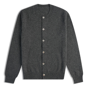 Maglione <span class=keywords><strong>classico</strong></span> <span class=keywords><strong>Cardigan</strong></span> in lana 100% da donna Casual girocollo lavorato a maglia con bottoni in lana - Product Image 1